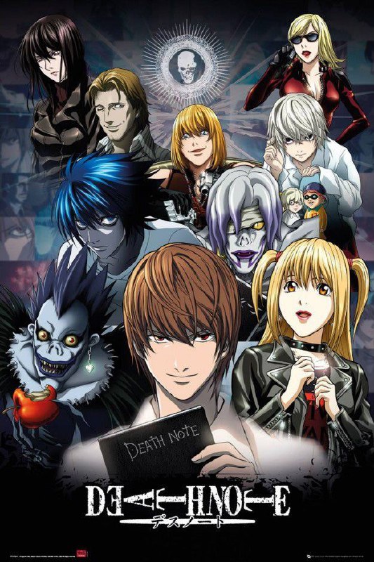 💀 Ровно 20 лет назад в Японии состоялась премьера аниме «Тетрадь смерти» 🫅AnimeFlow